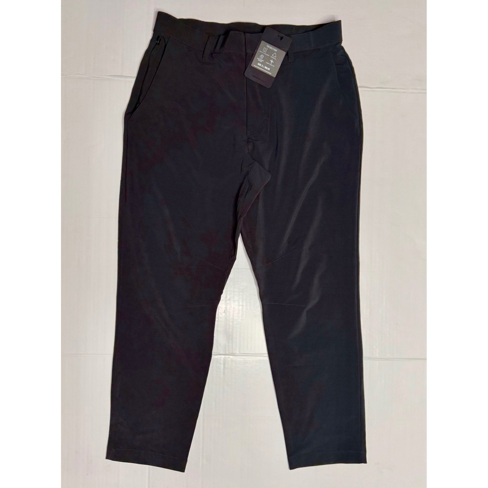 Fabletics The Only Pant Mens Small Black Water Resistant 4-Way Stretch‎ NWT